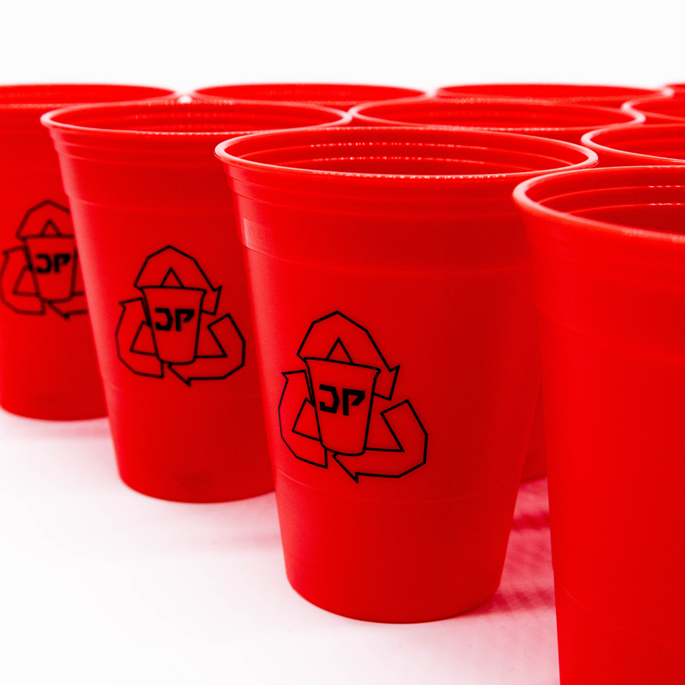 JustPong Beerpong Cups FIRE RED