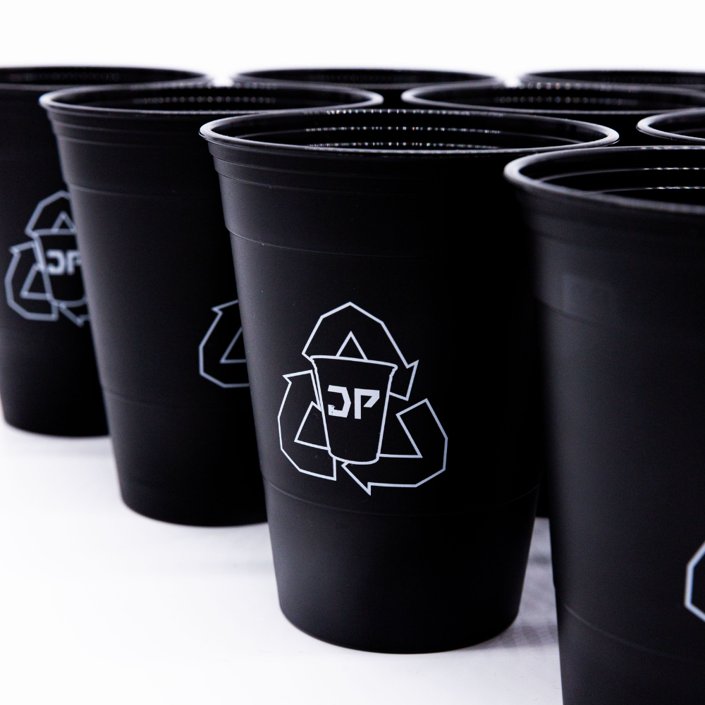 JustPong Beerpong Cups DEEP BLACK